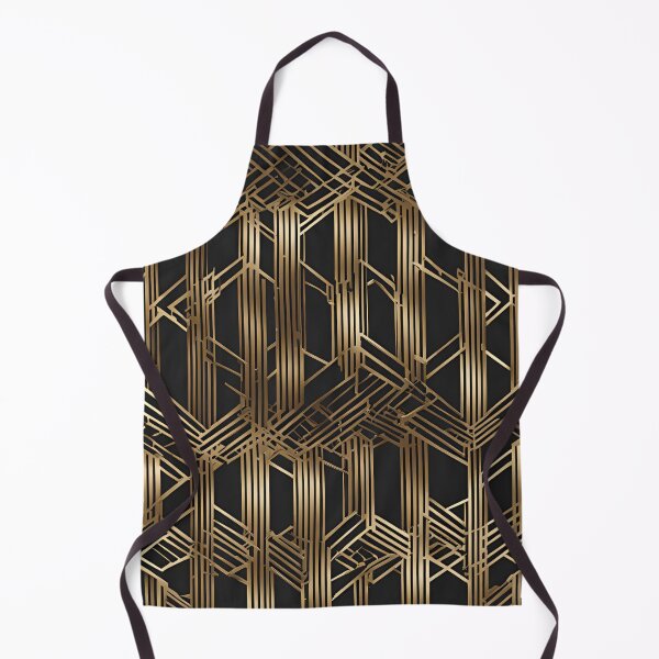 Item preview, Gold and Black Art Deco Pattern designed and sold by CreationsGP.