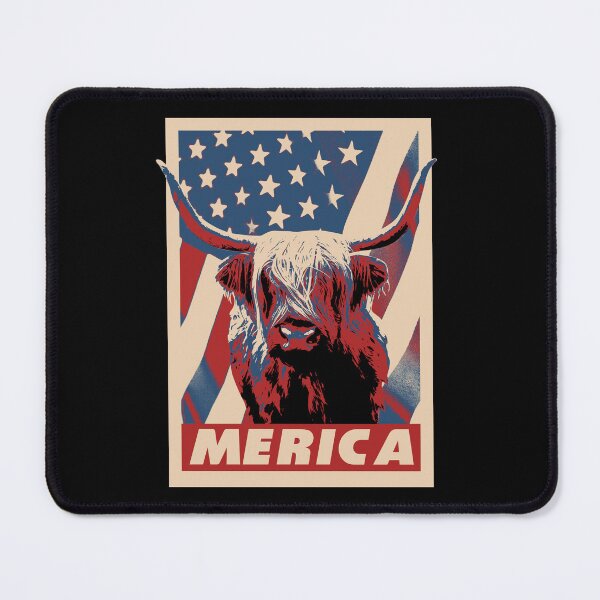 Item preview, Highland Cow Merica 4th Of July designed and sold by Luan Huynh.