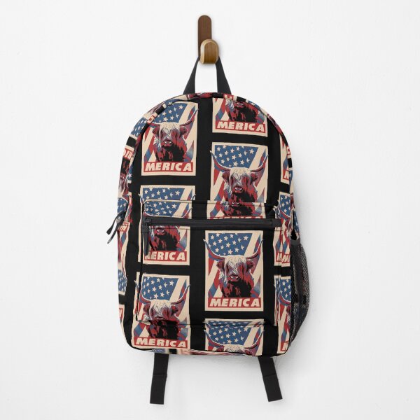 Item preview, Highland Cow Merica 4th Of July designed and sold by Luan Huynh.
