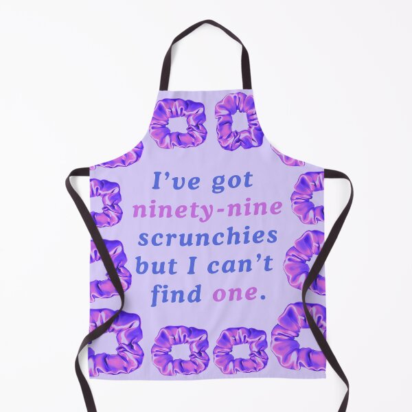 Item preview, I've Got Ninety-Nine Scrunchies But I can't Find One (Purple) designed and sold by BlissfulBean.
