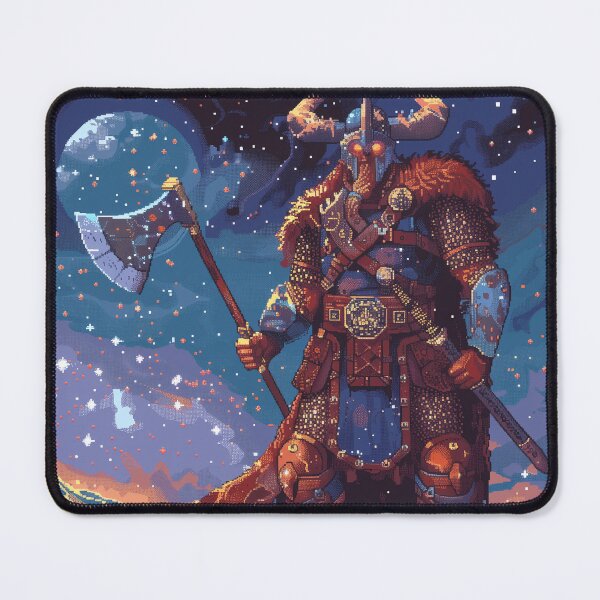 Item preview, Viking Warrior Cosmic Space Valhalla Fantasy Gaming Adventure designed and sold by Kaos-Bit.
