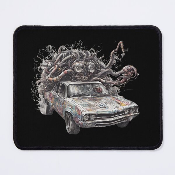 Item preview, Haunted Car Illustration | Spooky Automotive Design | Creepy Vehicle Art designed and sold by Epic--Art.
