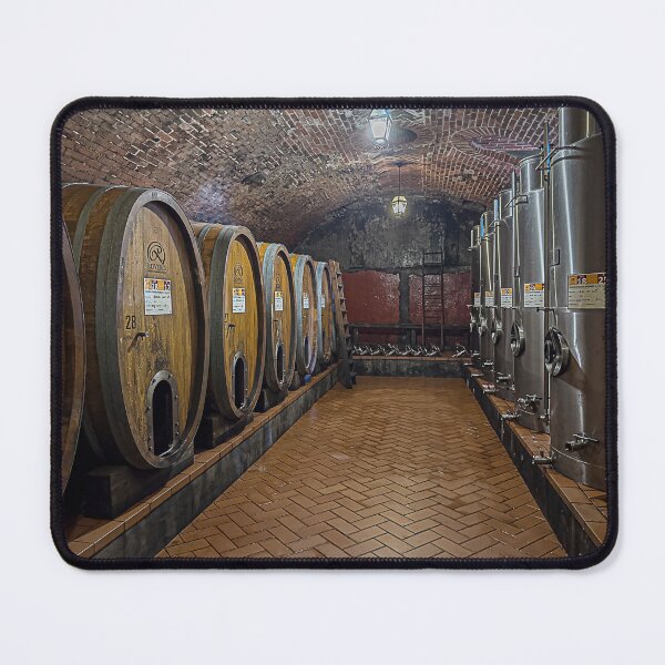 Item preview, Wine Cellar at Rovero Organic Winery near Asti in Piedmont Italy designed and sold by TonyCrehan.