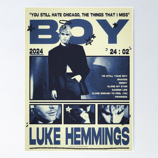 Item preview, Luke Hemmings - BOY designed and sold by matt lucas.