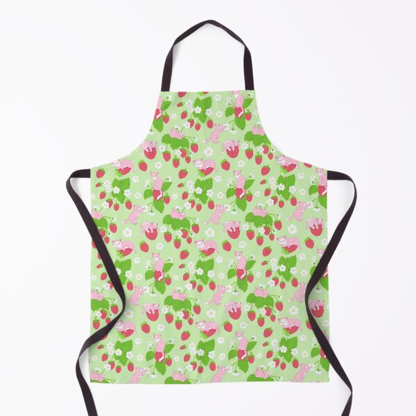 Item preview, Strawberry Whiskers: Cats and Strawberries designed and sold by Marta Tesoro.
