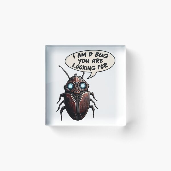 Item preview, Debugging AI Robotic Insect Visual Metaphor designed and sold by SportsT-Shirts.