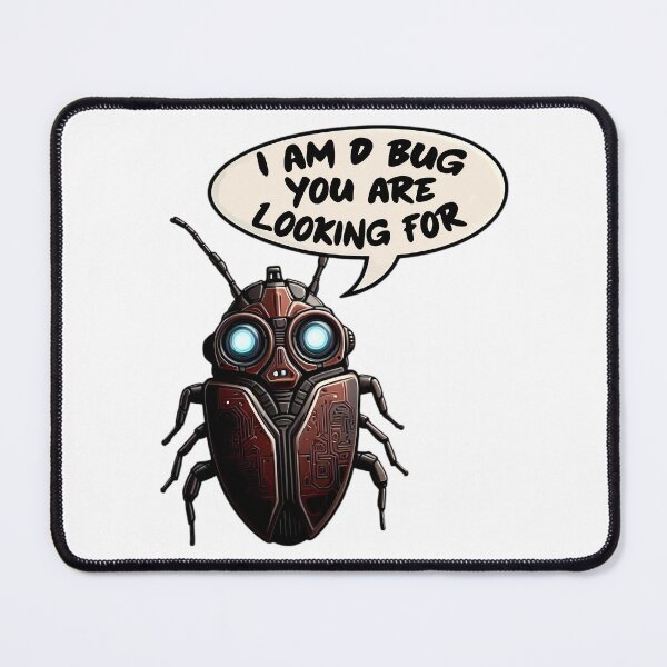 Item preview, Debugging AI Robotic Insect Visual Metaphor designed and sold by SportsT-Shirts.