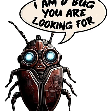 Artwork thumbnail, Debugging AI Robotic Insect Visual Metaphor by SportsT-Shirts
