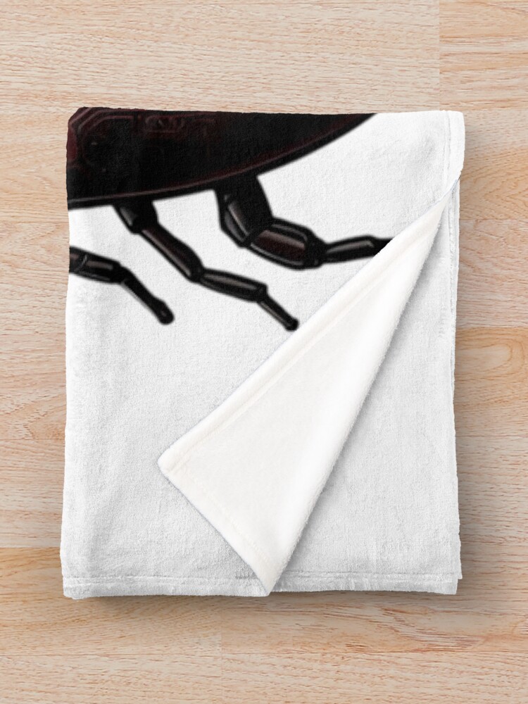 Thumbnail 3 of 6, Throw Blanket, Debugging AI Robotic Insect Visual Metaphor designed and sold by SportsT-Shirts.