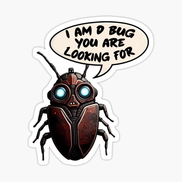 Item preview, Debugging AI Robotic Insect Visual Metaphor designed and sold by SportsT-Shirts.