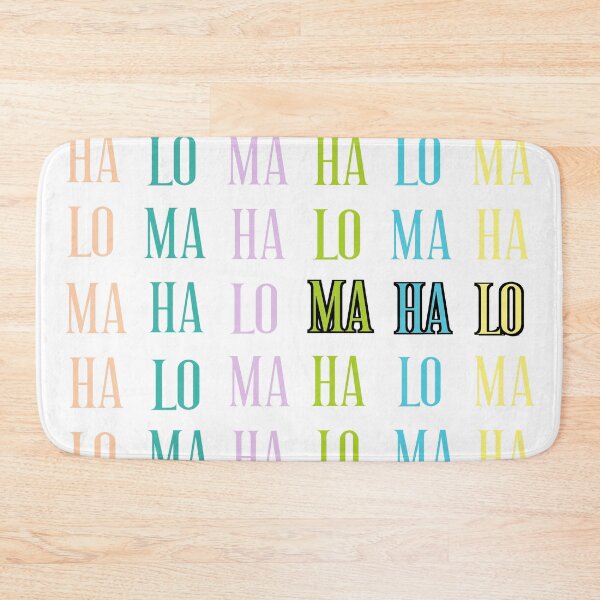 Item preview, Mahalo, Thank you! designed and sold by FunandWhimsy.