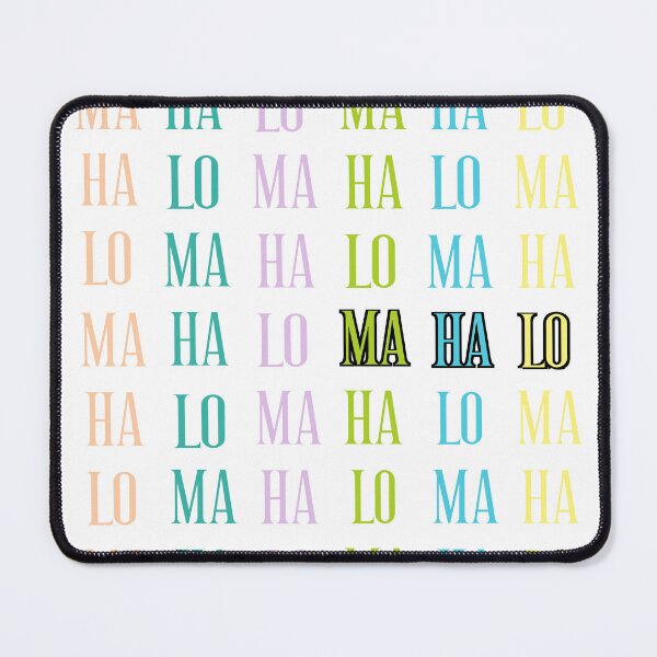 Item preview, Mahalo, Thank you! designed and sold by FunandWhimsy.