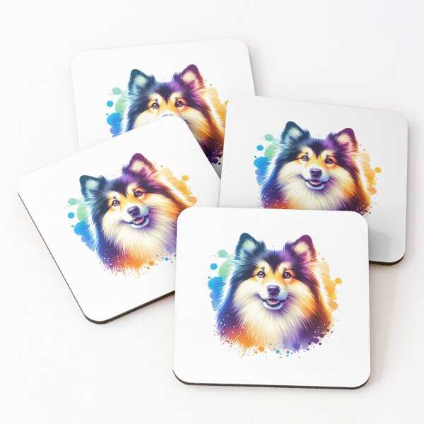 Item preview, Watercolor Icelandic Sheepdog designed and sold by TheAnimalZ00.