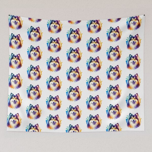 Item preview, Watercolor Icelandic Sheepdog designed and sold by TheAnimalZ00.