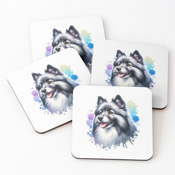 Item preview, Watercolor Gray And White Icelandic Sheepdog designed and sold by TheAnimalZ00.