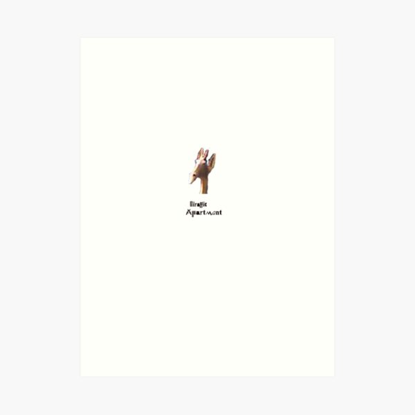 Giraffic Giraffe Art Print