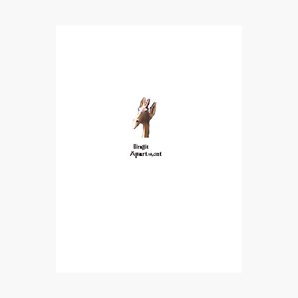 Giraffic Giraffe Photographic Print