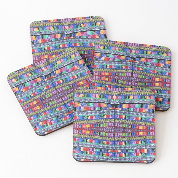 Item preview, Mayan textile Guatemalan weaving collage designed and sold by AuroraXGreen.