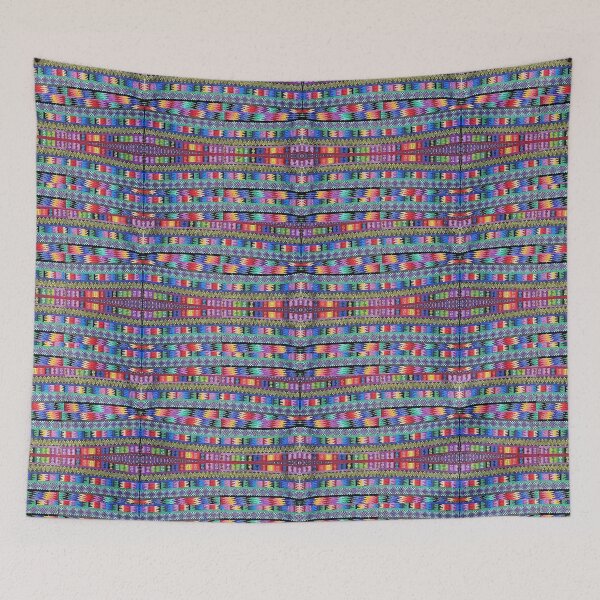Item preview, Mayan textile Guatemalan weaving collage designed and sold by AuroraXGreen.