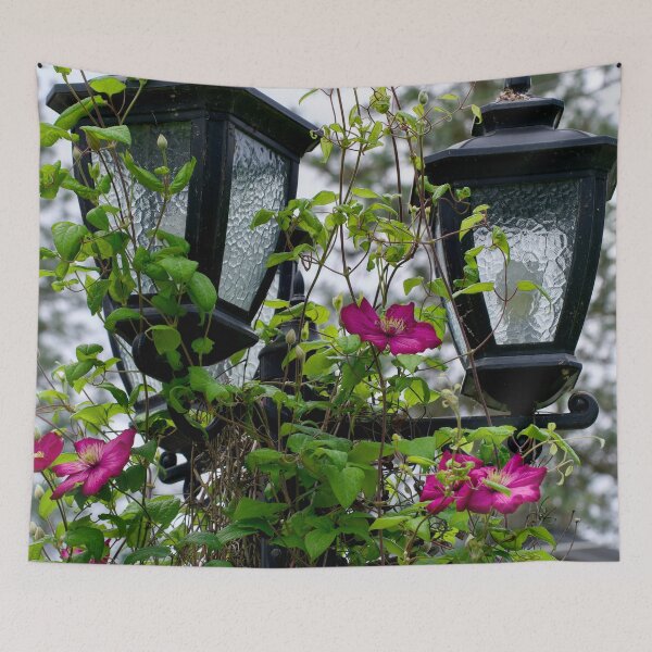 Item preview, Clematis and light posts designed and sold by Cblifeisgood.