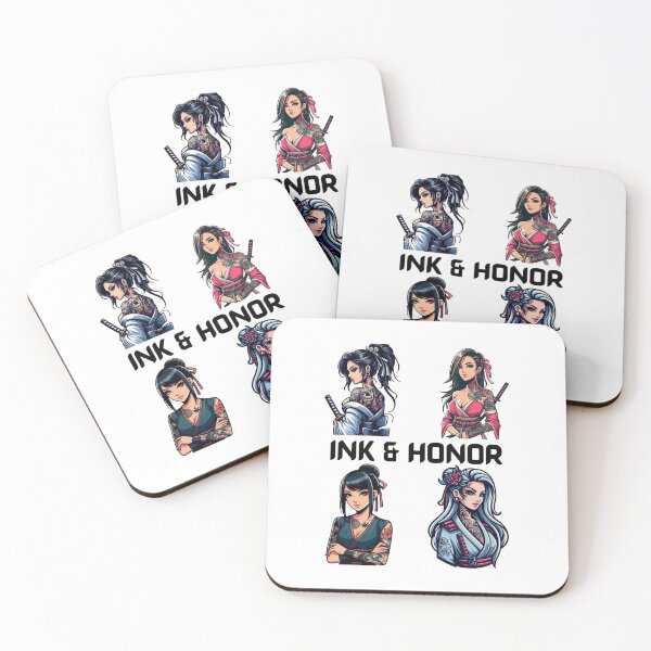 Item preview, Ink & Honor Foursome Women Samurai of Power designed and sold by DudzDesignz.