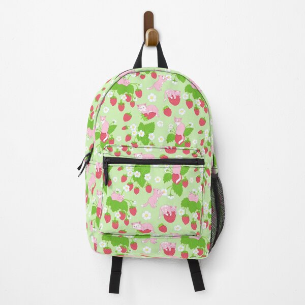 Item preview, Strawberry Whiskers: Cats and Strawberries designed and sold by Marta Tesoro.