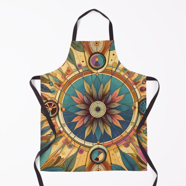 Item preview, Hippy acid trip style with botanical leaves and minimalist lines designed and sold by BlackCatspet1.