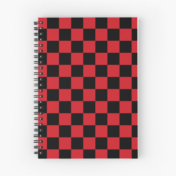 Item preview, Checkered - Black and Fire Engine Red designed and sold by JustPatterns2.