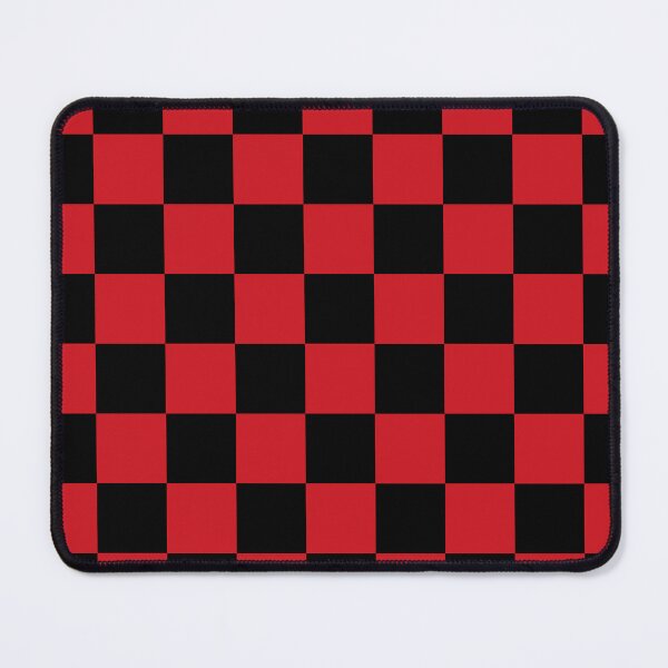 Item preview, Checkered - Black and Fire Engine Red designed and sold by JustPatterns2.