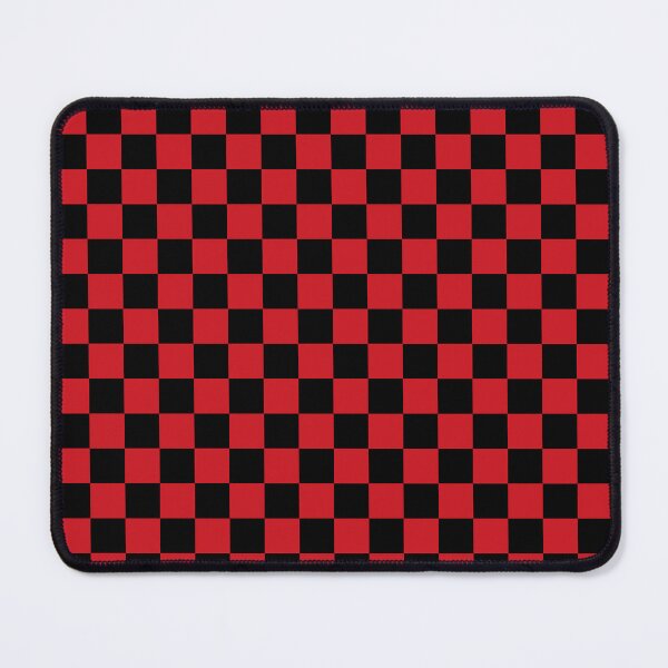 Item preview, Small Checkered - Black and Fire Engine Red designed and sold by JustPatterns2.