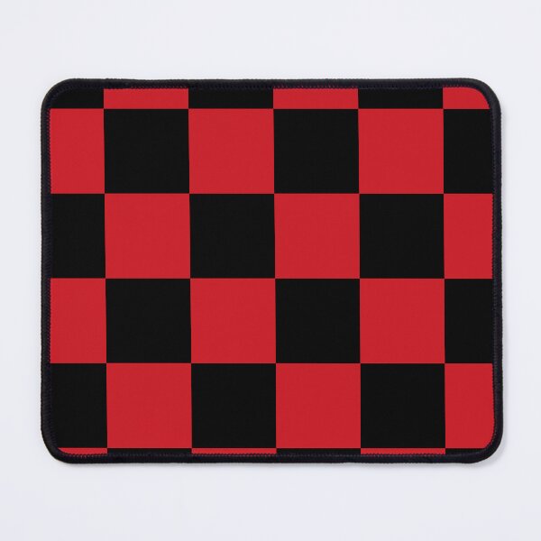 Item preview, Large Checkered - Black and Fire Engine Red designed and sold by JustPatterns2.