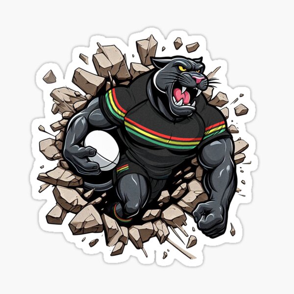 Item preview, Penrith Panthers Smash Through designed and sold by musclestache.