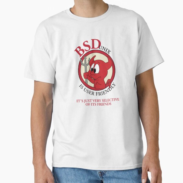 Item preview, BSD Unix is User Friendly...Its Just Very Selective of Its Friends designed and sold by brainthought.