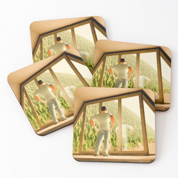 Item preview, Man Enjoying Nature View Through Window designed and sold by JMPhotoVideo.