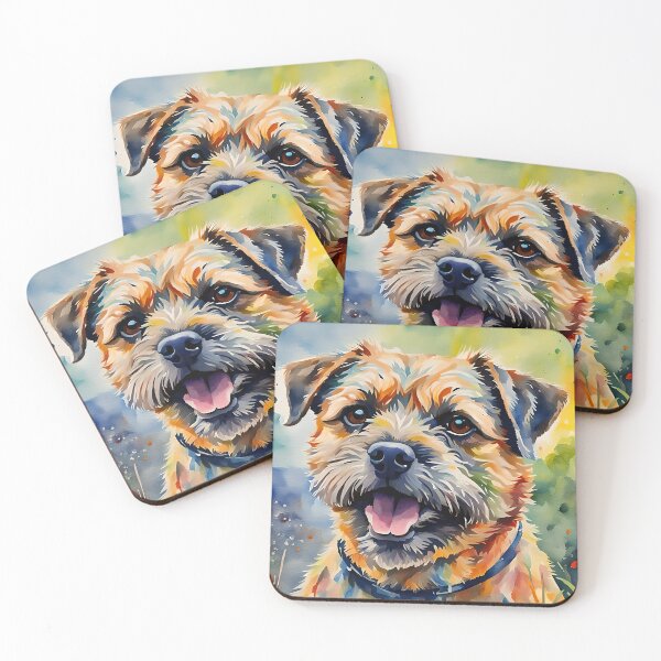 Item preview, Border Terrier - Watercolour-style Dog Art designed and sold by Country-Artist.