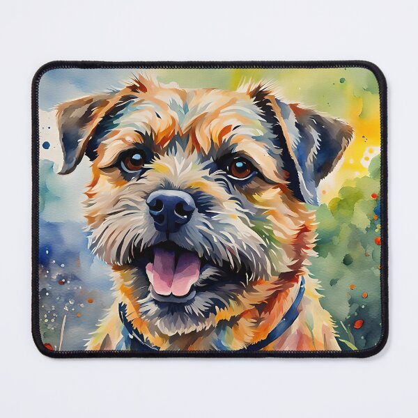 Item preview, Border Terrier - Watercolour-style Dog Art designed and sold by Country-Artist.