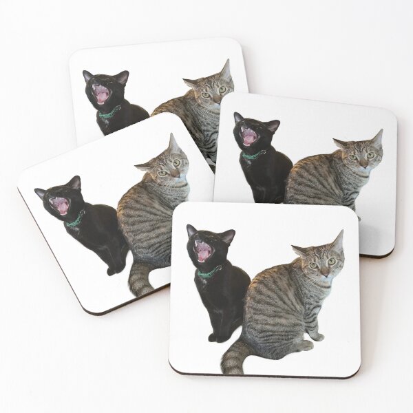 Item preview, Sister Cats Tabby & Black designed and sold by mainstreammarin.