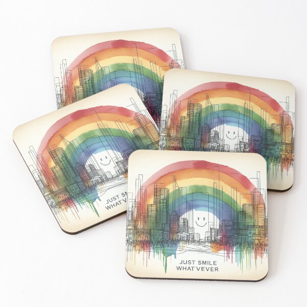Item preview, Rainbow Crowded Building  designed and sold by Nanthanon.