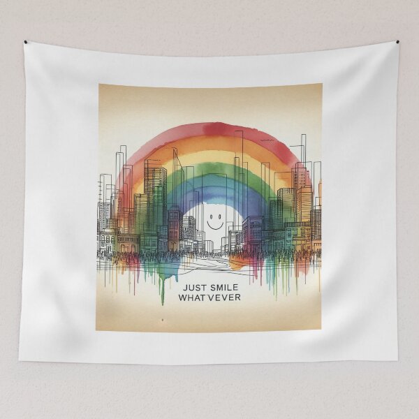 Item preview, Rainbow Crowded Building  designed and sold by Nanthanon.