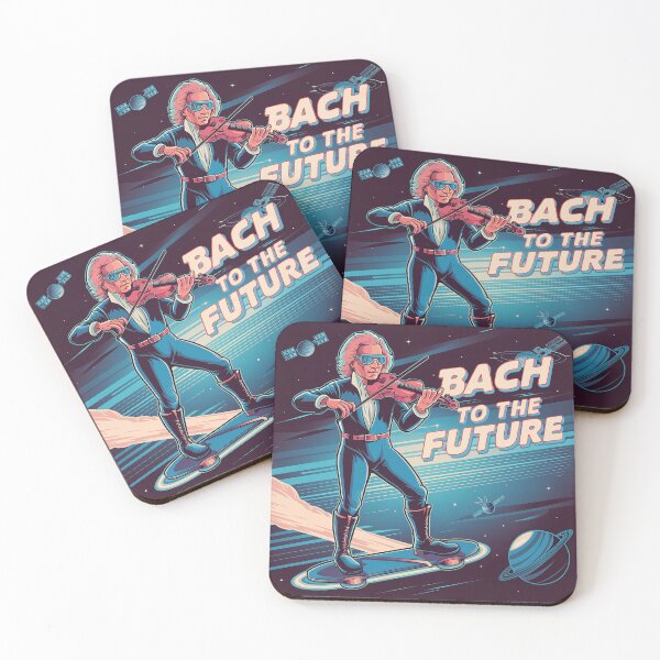 Item preview, Retro ''Bach to the Future'' Funny Music Artist T-Shirt designed and sold by Witty Shirts.