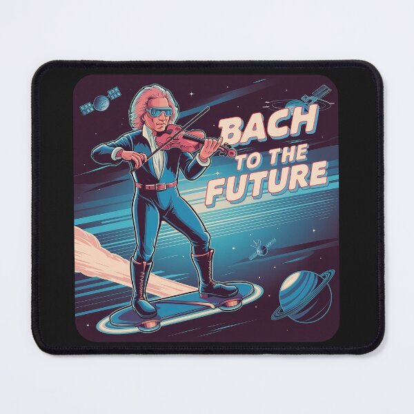 Item preview, Retro ''Bach to the Future'' Funny Music Artist T-Shirt designed and sold by Witty Shirts.