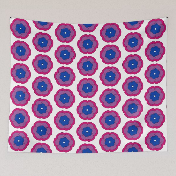 Item preview, Bisexual Pride Flower designed and sold by DeathOnABike.