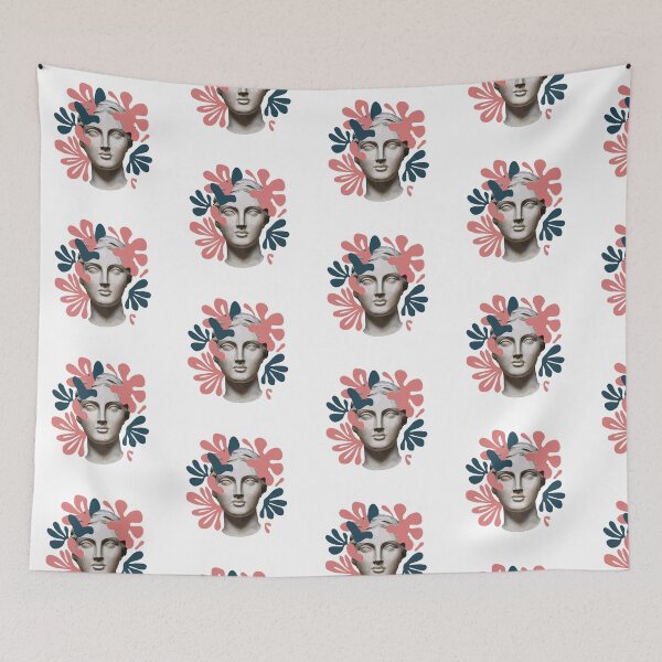 Item preview, Greek Statue with Floral Accents designed and sold by bestlook41.