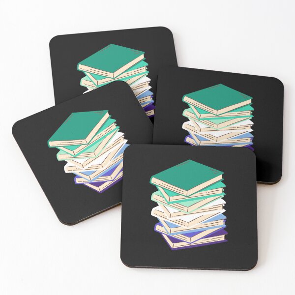 Item preview, Gay men's pride bookstack designed and sold by River Graphic Design.