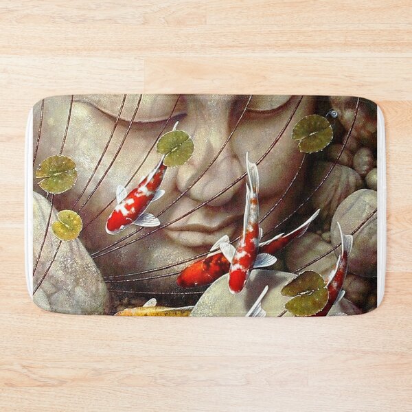 Item preview, Buddha and fish designed and sold by MorningFive.