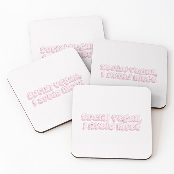 Item preview, Social vegan, I avoid meet designed and sold by Sakurafy.