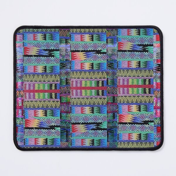 Item preview, Maya colorful rainbow textile collage trippy deadhead phish fan designed and sold by AuroraXGreen.