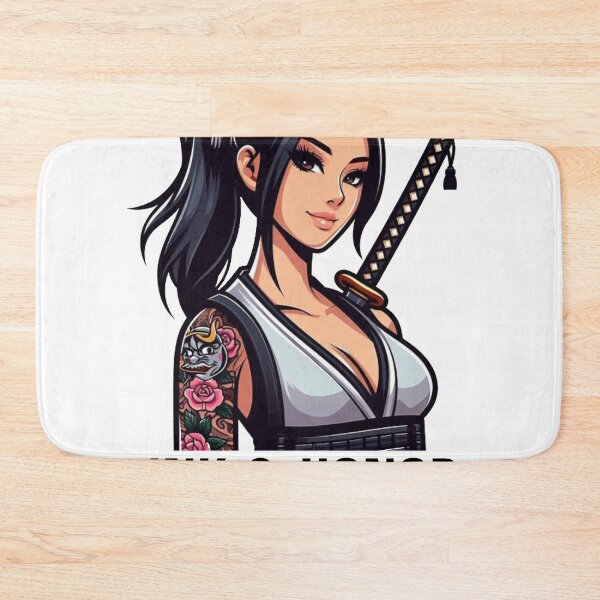 Item preview, Ink & Honor rose tattoo female samurai designed and sold by DudzDesignz.