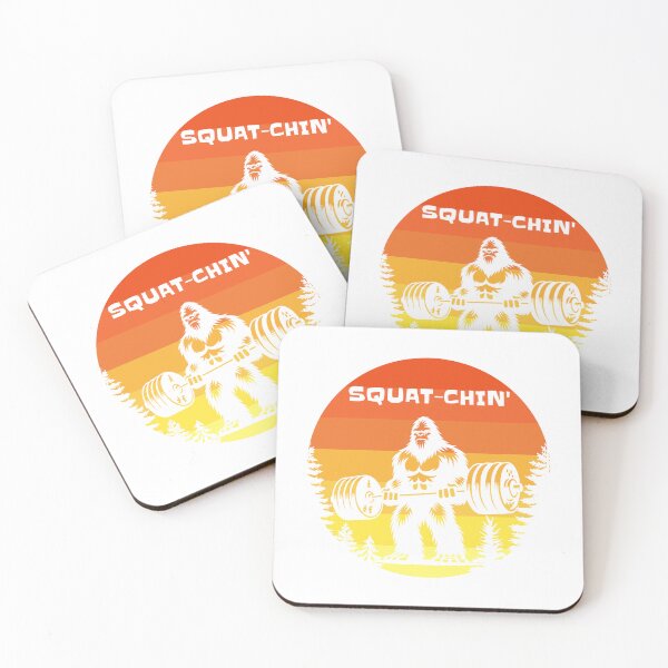 Item preview, Squat-chin', squatch workout designed and sold by DroopysDesigns.