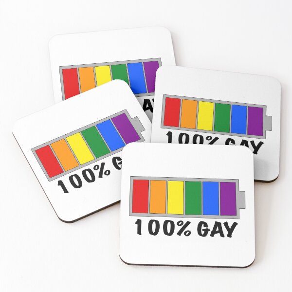 Item preview, One Hundred Percent Gay Battery designed and sold by DeathOnABike.